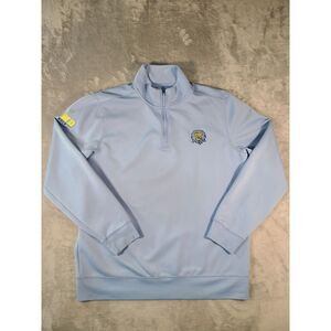 Southern Tide 1/4 Zip Mens Large Blue The Skipjack Pullover Golf Logo